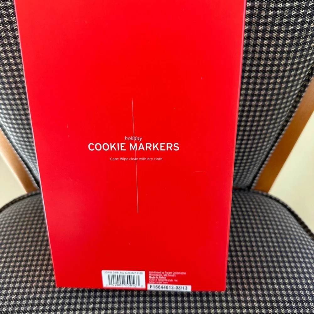 Target Festive Holiday Cookie Markers Set of 4